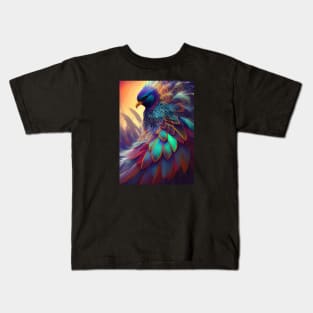 Beautiful fantasy bird Kids T-Shirt